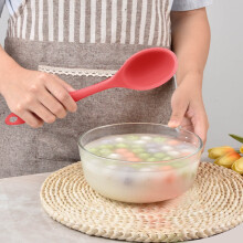 Silikon-Antihaft-Rührlöffel, hitzebeständige Silikonlöffel zum Kochen, Küchenutensil zum Kochen, Backen, Rühren und Servieren