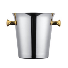 Tragbarer Cocktail-Spucknapf mit Eisbehälter, hohes Fassungsvermögen, luxuriös, sicher, aus Edelstahl, Behälter, Tasche, Flasche