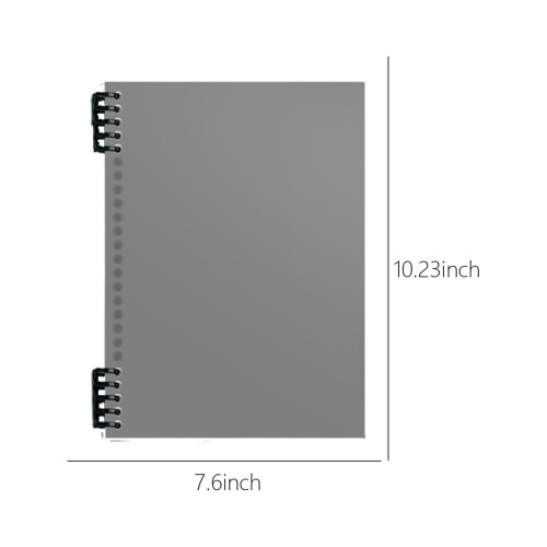 Kiplyki Flash Deals2 τεμάχια A5 χοντρό πλαστικό σκληρό εξώφυλλο με γραμμές60 φύλλα - 120 2