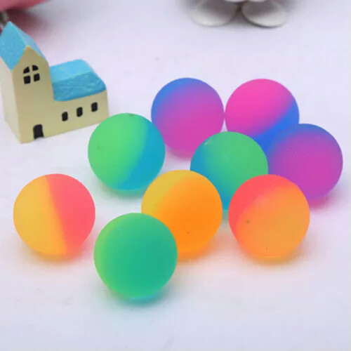TUMALL1/5/10 τεμάχια30 χιλ. Pro Πολύχρωμες Μπάλες Bouncy Jet για Πάρτι Γενεθλίων Αστεία Νέα-1 2