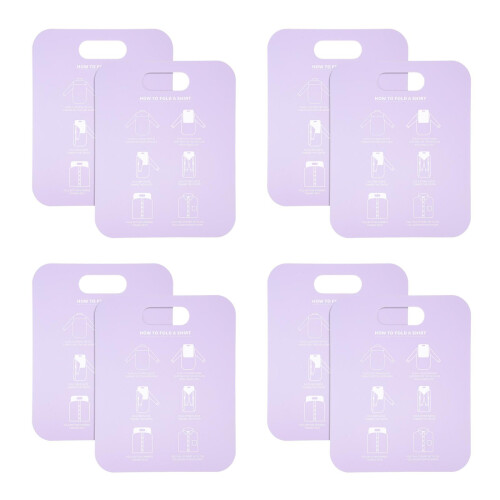8 Pcs Professional Shirt Cardboard Clothes Folding Board 2
