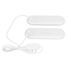 Asciugatrice per Scarpe USB per Uso Domestico, Bianca, 6.3x18cm, Timer e Deodorante