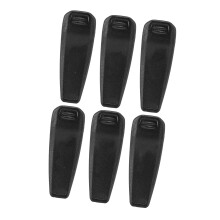 6 Stück Gürtelclip-Halterungen IC‑V8E/V80 BP‑263 Schwarz