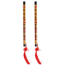 2 Pcs Bamboo Flute Instrument Beginners Chinese Traditional Musical