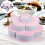 Flower Shape Double Layer Rotatable Food Storage Holder 8