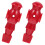 Foosball Player Accessories Red Resin Easy Assembly 2pcs 10