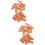 2 Sets Miniature Roof Tiles Bricks Decor Clay Models 9