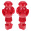 Foosball Player Accessories Red Resin Easy Assembly 2pcs 9