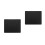 2Pcs Aluminum Alloy Square Mouse Pad Double-Sided Desk Mat 7