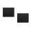 2Pcs Aluminum Alloy Square Mouse Pad Double-Sided Desk Mat 4