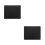2Pcs Aluminum Alloy Square Mouse Pad Double-Sided Desk Mat 8
