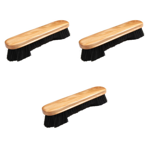 3Pcs Pool Table Brush Natural Wood Handle Snooker Felt Cleaning Tool 2