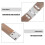 100 Pcs Metal Internal Flex Frame Handbag Hinges With Spring Clip 7