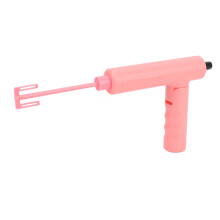Mélangeur électrique à main en résine époxy rose, 1200mAh, 11,7cm x 25,5cm