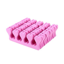 Toe Separators 50 Pack Pink Soft Foam Pedicure Toe Spacers for Nail Art and Salon Use