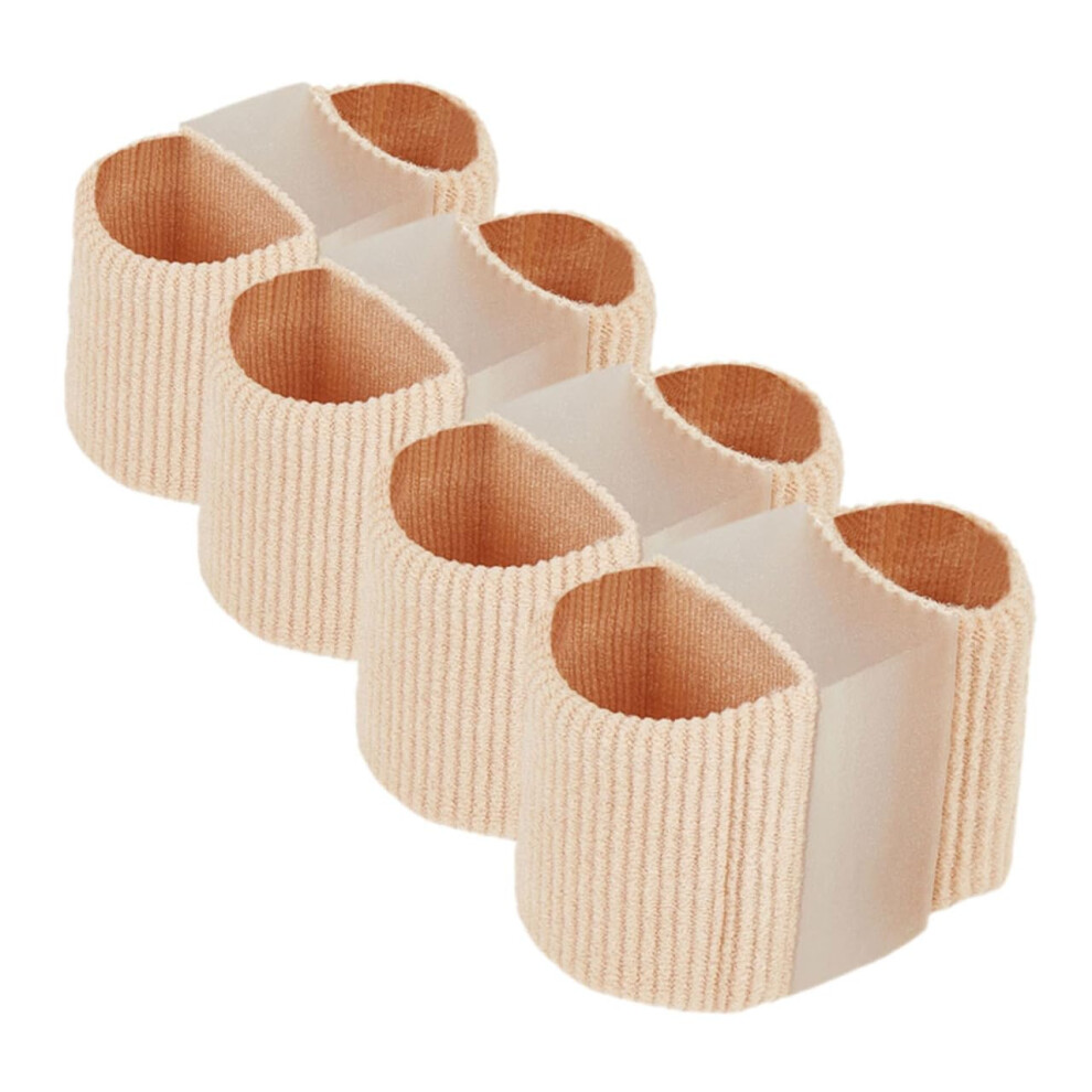 Toe Separators 4pcs Gel Bunion Corrector Reusable Foot Dividers for Men and Women AllDay Comfort