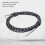 Cable de guitarra de nylon de 6,5 mm, 3 m, negro, con conector de ángulo recto 5