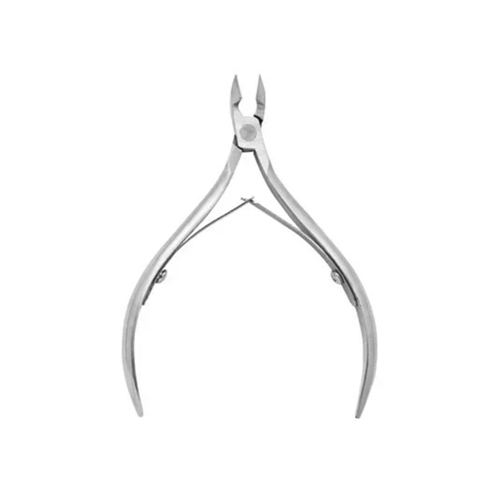 Professional Stainless Steel Cuticle Scissors with Sharp Fine Tips for Precise Nail Trimming Silver