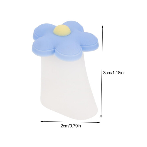 Silicone Flower Toe Separators for Pedicure, Soft Reusable Spacers for Precise Nail Art 1