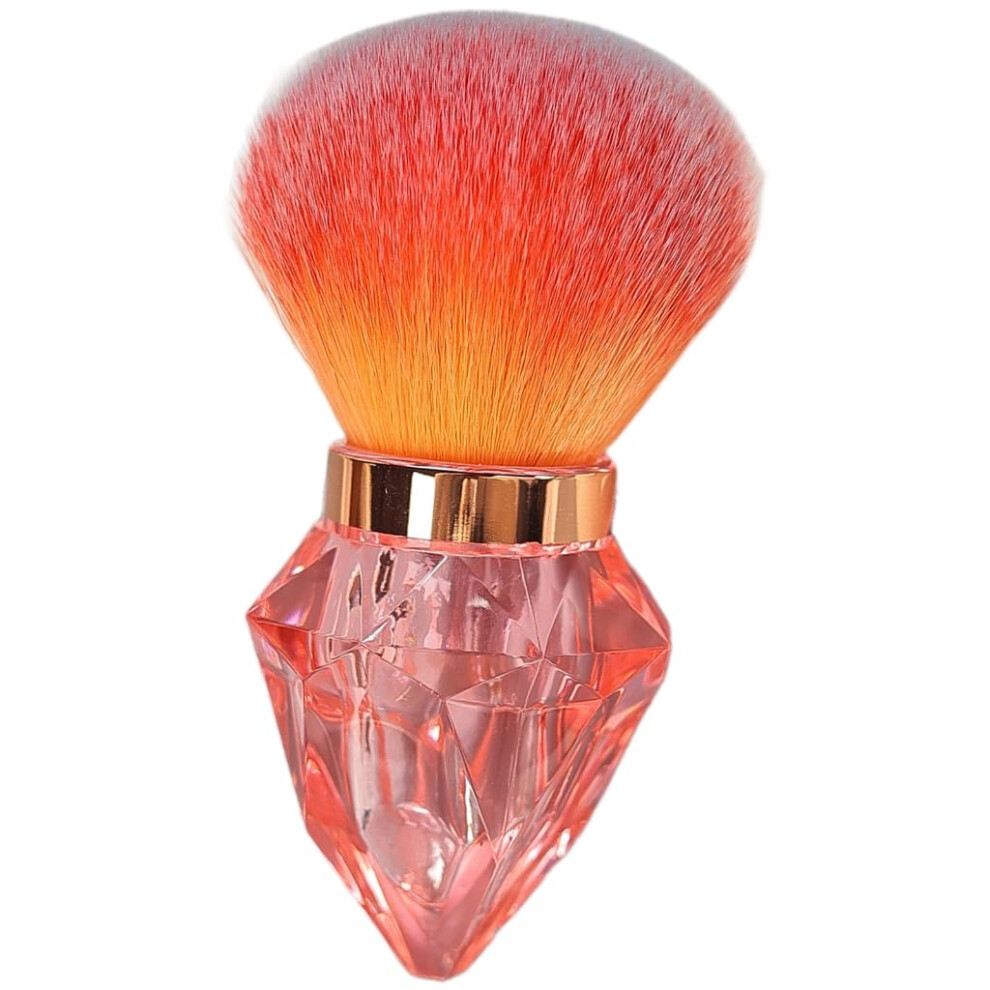 Nail Dust Brush with Soft Cleaning Bristles and Ergonomic Crystal Handle for Acrylic Nails