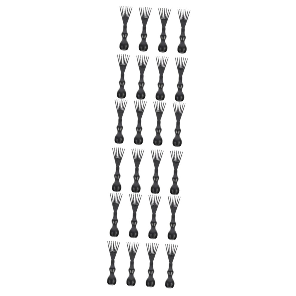 Hair Brush Cleaner Tool Set 24pcs Ergonomic Comb Rake for Easy Hair Removal Home and Travel Use