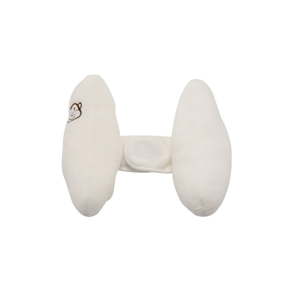 Adjustable Protective Pad For Infants, Head And Neck Support, Fits Car, Stroller, Pram And Capsule White