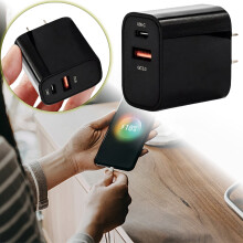 Black Port USB Travel Power Adapter Global Mobile Phone Charger US International Block Cube Plug For And
