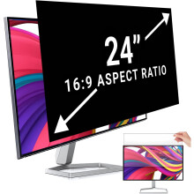24 Inch Monitor Privacy Screen Computer Screen Privacy Filter for 16:9 Widescreen Monitors Anti-Glare Blue Light