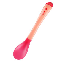 3 Colors Baby Spoon Heat Sensitive Temperature Sensing Spoon Suitable for Children‘s Silicone Head Feeding Baby Tableware