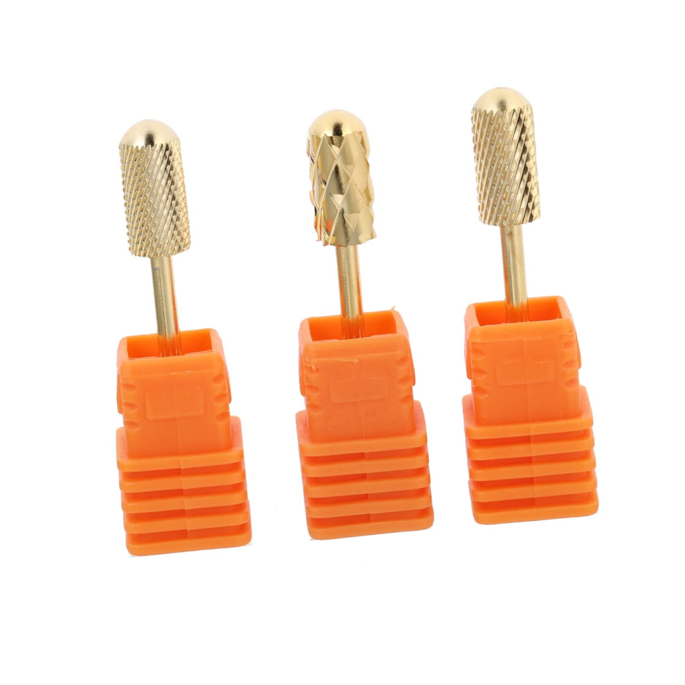 3pcs Nail Drill Bits for Gel Polish Removal, Precision MultiFunction Electric Nail File