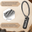4 Pcs 23-3/5 Inch Steel Rope Cable Locks with Combination 3