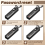 4 Pcs 23-3/5 Inch Steel Rope Cable Locks with Combination 5