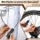 4 Pcs 23-3/5 Inch Steel Rope Cable Locks with Combination 4