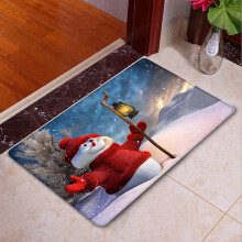 Tappeto natalizio Winysin per cucina, ingresso, bagno, pavimento, tappetino stampato 40x60 cm