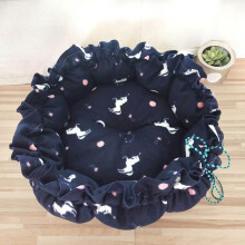Capino ronde honden- en kattenmandjes, warme slaapmatjes, zachte en duurzame fleece slaapmat voor kleine honden, kittens en puppy's