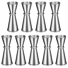 9 stk. Jigger til bartending, cocktailjigger, 2 oz, 1 oz, 304 rustfrit stål shotglas målebæger, shotmåler