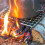 Ανοξείδωτη σχάρα κάμπινγκ, πλέγμα σχάρας BBQ, πλέγμα σχάρας, δίχτυ ψησίματος, 6