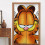 Κουρτίνα πόρτας Garfield για πόρτα, κουρτίνα παραθύρου συσκότισης με μοτίβο 1