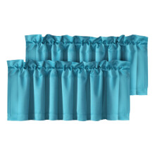 Warkul2Pcs Cortina Blackout Espessa com Alta Bloqueio de Luz, Cor Sólida, para Cozinha/Banheiro, Macia e Elegante, Decoração para Janelas