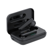 EQWLJWE félig fülbe helyezhető binaurális fejhallgató valódi vezeték nélküli sport mini futó Bluetooth fejhallgató 5.0 Bluetooth