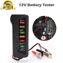 Kiplyki Großhandel Auto 12V Digitaler Batterie-Lichtmaschinen-Tester mit 6-LED-Anzeige – Diagnosegerät