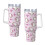 Hello_Kitty Ποτήρι 40oz με λαβή και καπάκι από άχυρο, μονωμένο ποτήρι, μπουκάλι νερού από 1