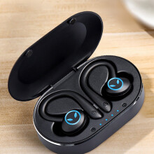 Kiárusítás! Vezeték nélküli Bluetooth 5.1 fülhallgató, IPX7 sport fülre helyezhető fejhallgató, HIFI hangzás, zajcsökkentés, minden