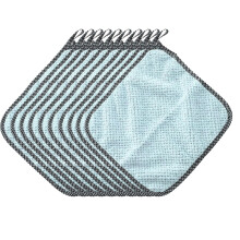 Dcomlko10 stk. mikrofiber oppvaskkluter, ultraabsorberende tykke kluter for gryteoppvask, bordrengjøring, hjemmebruk