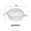 VeZee Μοντέλο # C57PST1|6"X5.8"X3" Πλαστικό Δοχείο με Αρθρωτό Καπάκι ClearSeal Χρήση για 2