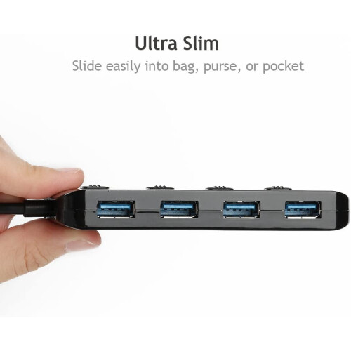 Επέκταση πολλαπλών θυρών USB, εξαιρετικά λεπτός διανομέας USB 3.0, διαχωριστής USB 4 2