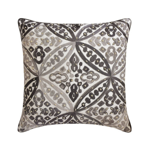 Αρχική σελίδαCentric Grey Μαξιλάρια από βαμβάκι 16"x16", κεντημένα με πέρλες,