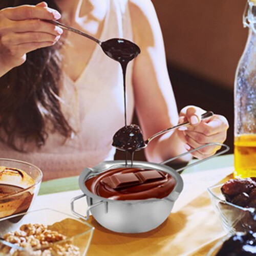 Chokoladesmeltedigel (304 rustfrit stål) 400 ml dobbeltkoger 1