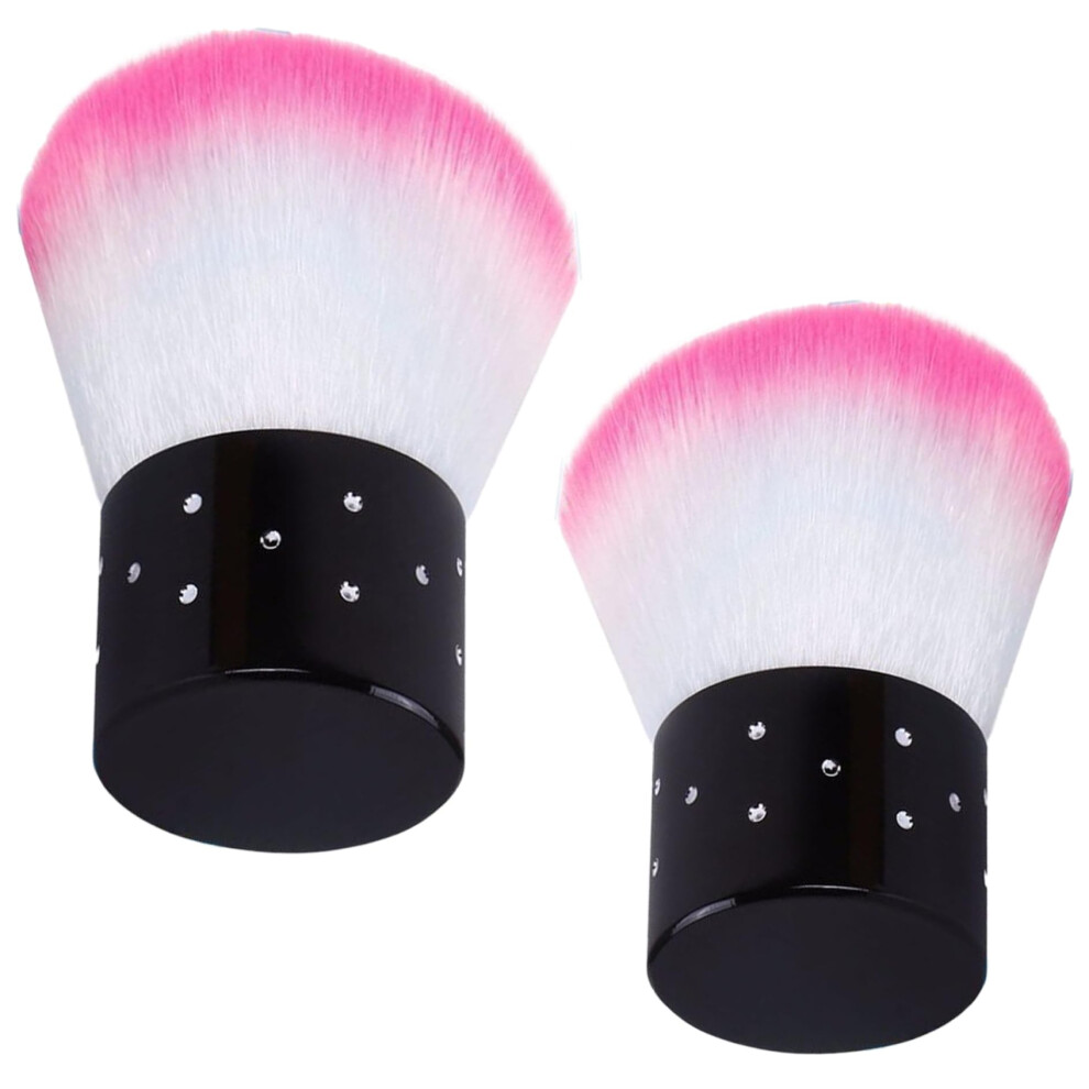 Nail Dust Brush for Acrylic Nails, Soft Nail Cleaning Brush 2PCS for Manicure Salon and Home