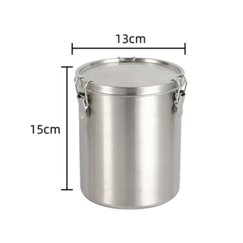 Rooha1600Ml Δεξαμενές από ανοξείδωτο χάλυβα Σφραγισμένο δοχείο αποθήκευσης τροφίμων 1